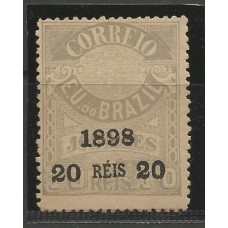 Jornais - 126b - Jornais de 1890 Sobrestampados - 20/10 Réis cinza