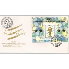 635 - FDC Brasil Tetracampeão Mundial de Futebol