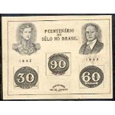 Bl-008 - Centenário do Selo Brasileiro