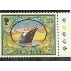 Guernsey - 0795 - Navio H.M.Y.Britannia/Peixes
