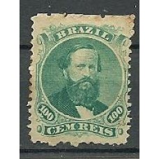 27A - D.Pedro II - 100 Réis picotado(I028)
