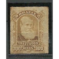 44 - D.Pedro II - Barba Branca Percê - 300 Réis(I047)