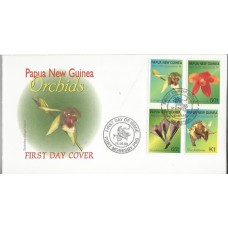 Papua Nova Guiné - FDC Orquídeas