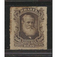 43L - D.Pedro II-Barba Branca Percê - 260 Réis c/Legenda(I045)