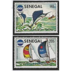 Senegal - Peixes/Barcos º Vela(FAU-SE030)