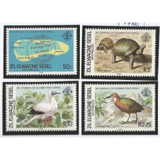 Seychelles (Zil Elwagne Sesel) - Aves/Tartaruga(FAU-SC002)